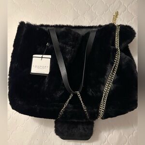 New black shoulder bag